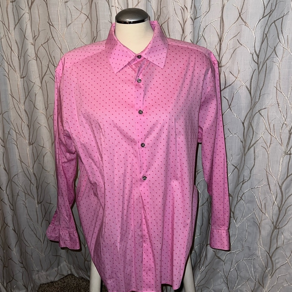 Men's Pink dress shirt   Alfani.  Easter. Spring.